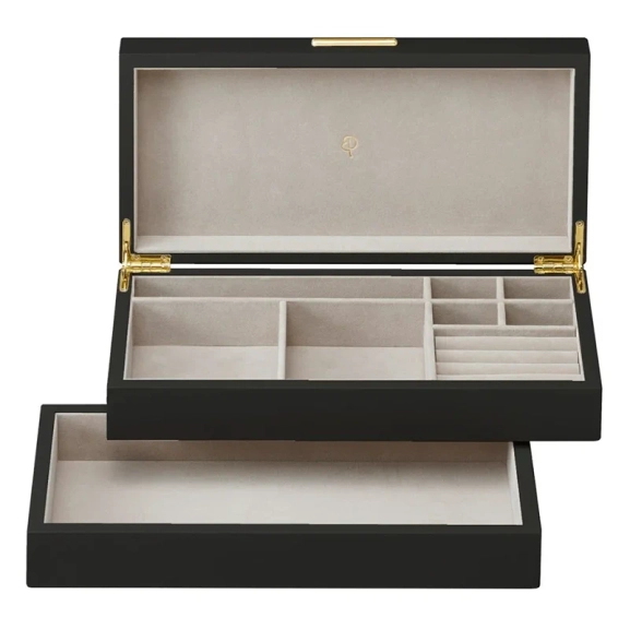 Jewellery Box L Black Gold - Edblad - Snabb leverans - Gratis paketinslagning