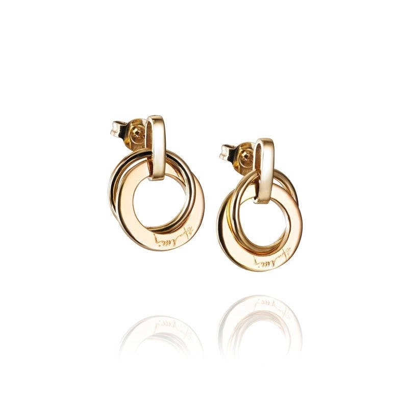 Efva Attling - Twosome Earrings Gold