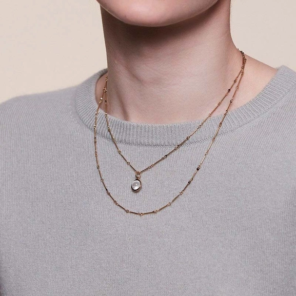 Charmentity Chain Bar Gold - Edblad - Snabb frakt & paketinslagning - Nordicspectra.se