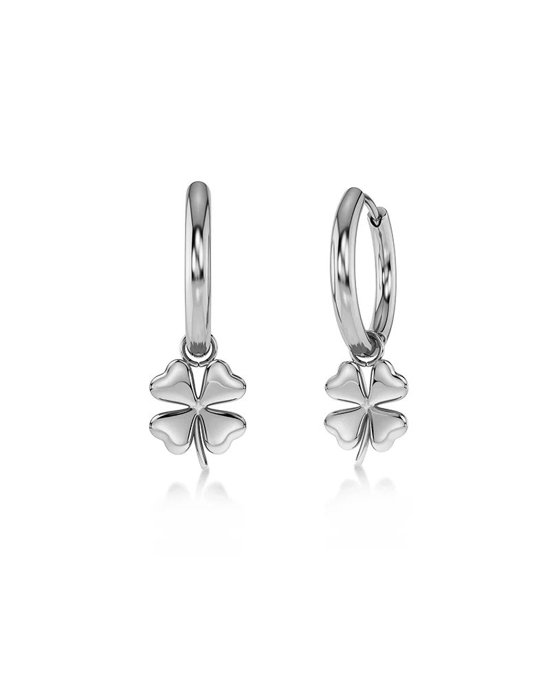Lucky Hoops Mini Silver