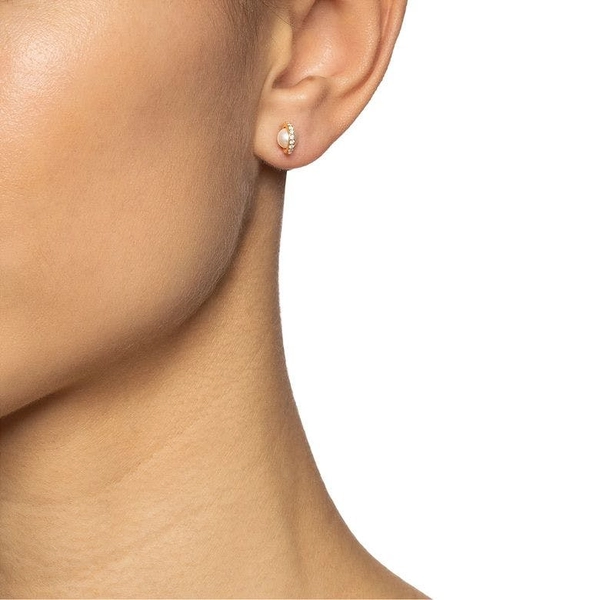 Little Day Pearl & Stars Ear White Gold - Efva Attling örhängen - Snabb frakt & paketinslagning - Nordicspectra.se