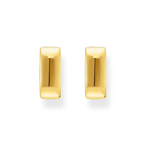 Kvadratiska Mini Chunky Hoops Guld - Thomas Sabo - Snabb leverans & paketinslagning - Nordic Spectra