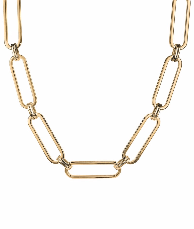 CHANIA Big Kort Halsband Guld - Astrid & Agnes - Snabb frakt & paketinslagning - Nordicspectra.se