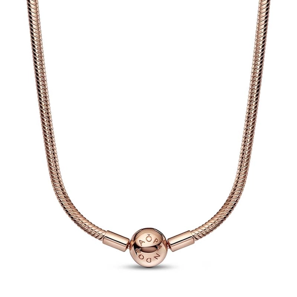 Pandora Moments Snake Chain Halsband Rosé - PANDORA - Snabb frakt & paketinslagning - Nordicspectra.se