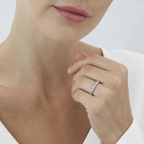 Aurora Allians Vitguld med Diamanter 0.91 ct - Georg Jensen ringar - Snabb frakt & paketinslagning - Nordicspectra.se