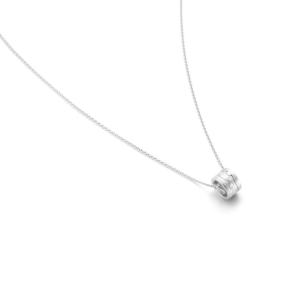 Fusion Halsband Vitguld med 0.05 ct Diamanter - Georg Jensen halsband - Snabb frakt & paketinslagning - Nordicspectra.se