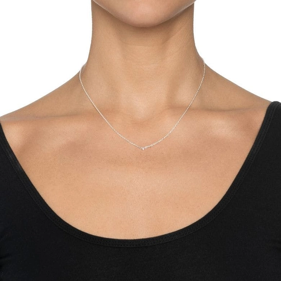 Micro Blink Necklace - Pink Sapphire - Efva Attling - Suuri valikoima & ilmainen lahjapaketointi - Nordicspectra.fi
