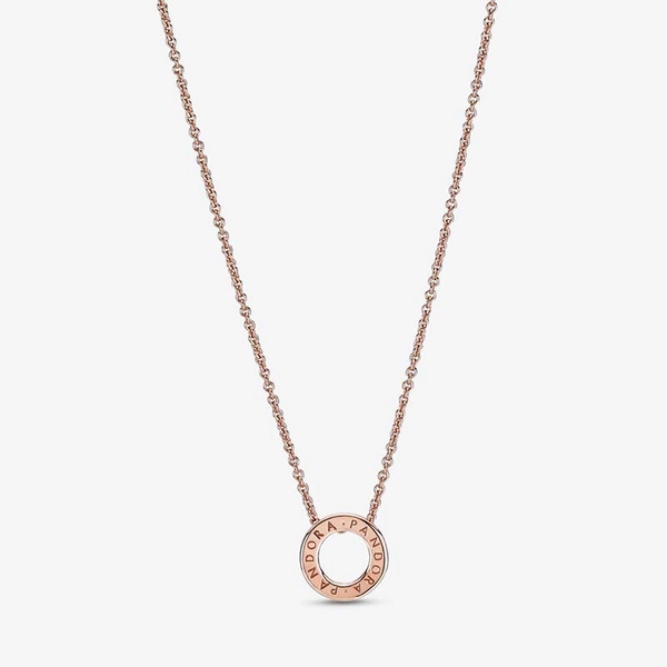 Halsband med Pandoras Logotyp Rosé - PANDORA - Snabb frakt & paketinslagning - Nordicspectra.se