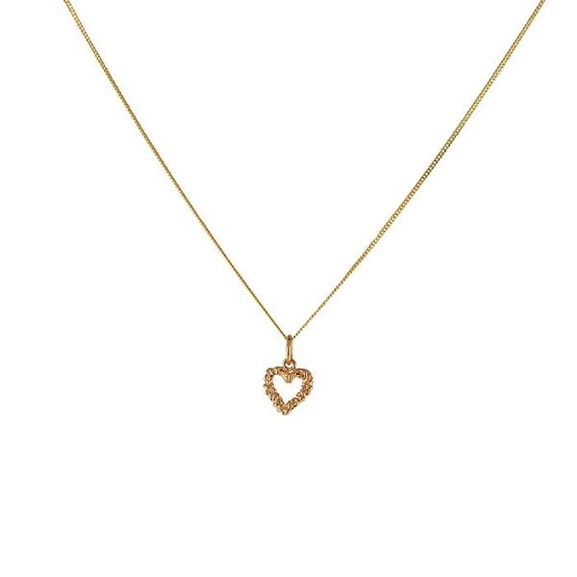 18K Gold Heart Pendant - Emma Israelsson - Snabb frakt & paketinslagning - Nordicspectra.se