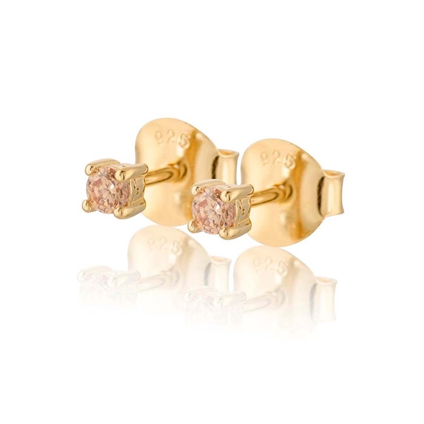 Time To Glow Mini Earrings XS - Champagne Guld - Carolina Gynning - Suuri valikoima & ilmainen lahjapaketointi - Nordicspectra.fi
