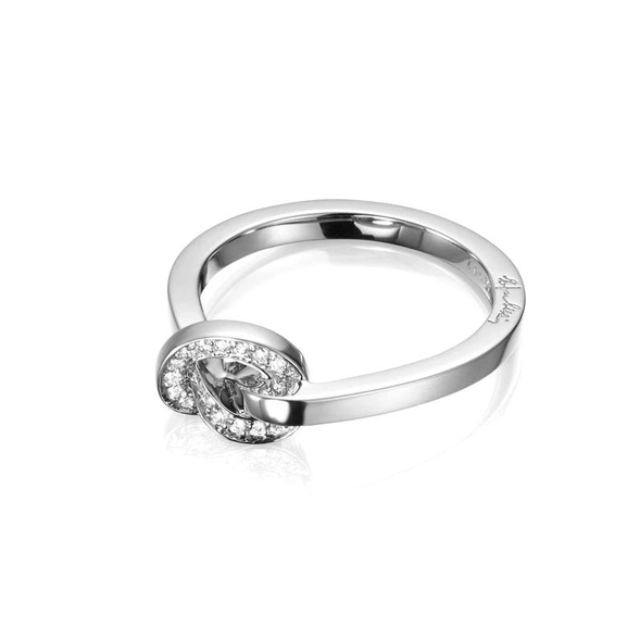 Love Knot & Stars Ring White Gold - Efva Attling ringar - Snabb frakt & paketinslagning - Nordicspectra.se