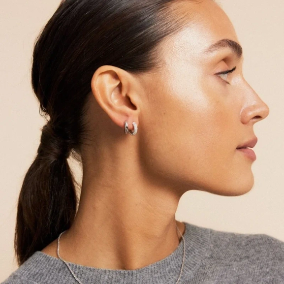 Luxe Hoops Mini Silver - Edblad - Snabba leveranser - Gratis paketinslagning