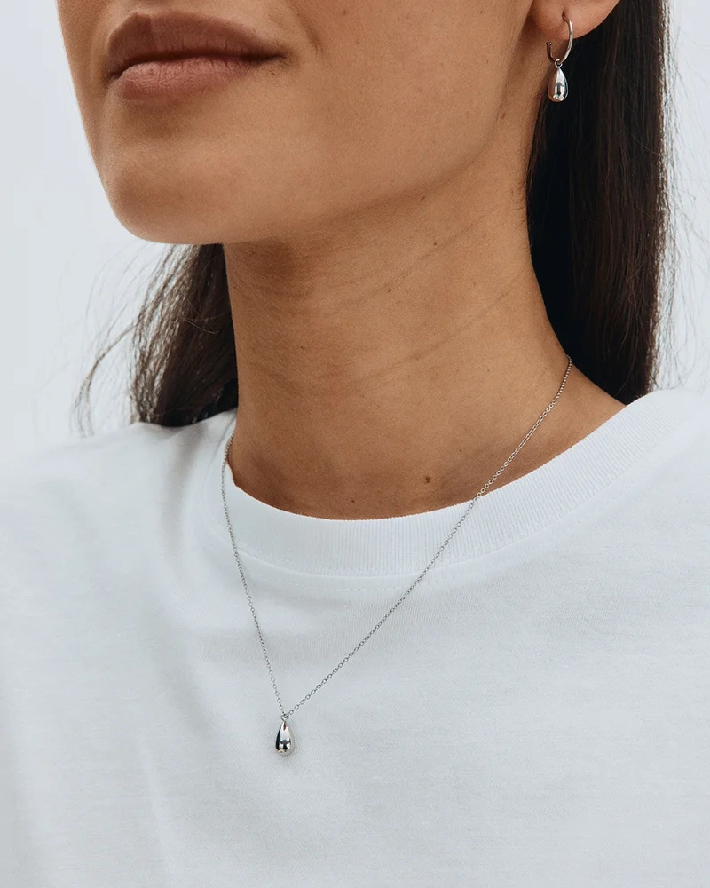 Edblad-Drop-Mini-Necklace-steel-CU-117577