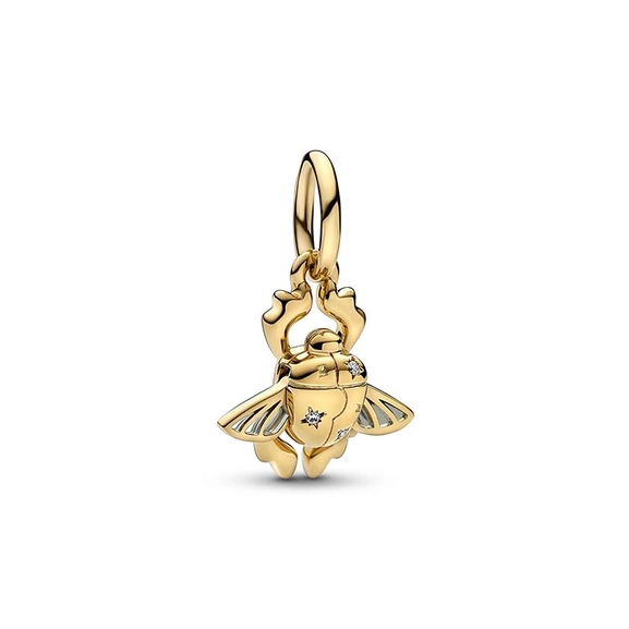 Disney Aladdin Scarab Beetle Dangle Charm Gold - PANDORA - Suuri valikoima & ilmainen lahjapaketointi - Nordicspectra.fi
