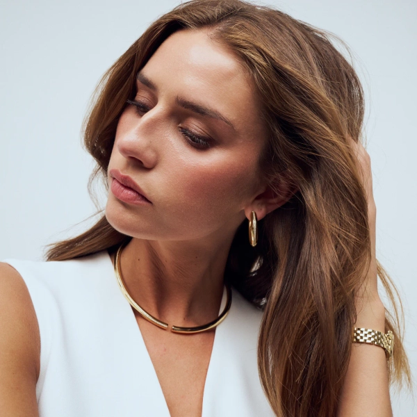 Palermo Medio Örhängen Guld från Sif Jakobs