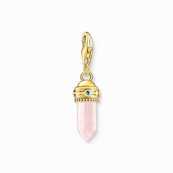 Hexagon med Rosenkvarts Berlock - Thomas Sabo - Snabb leverans & paketinslagning - Nordic Spectra