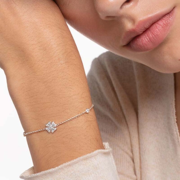 Armband Kleeblatt Mit Steinen silber von Thomas Sabo, Schneller Versand - Nordicspectra.de