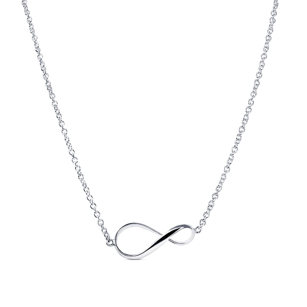 Eternal Flow Collier Vitguld - Snabb frakt & fri paketinslagning - Nordicspectra.se