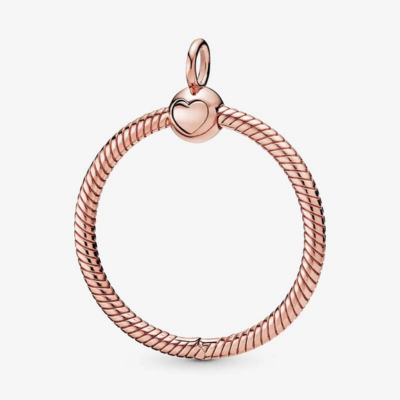 Moments Medium O Pendant Rosé - PANDORA - Snabb frakt & paketinslagning - Nordicspectra.se