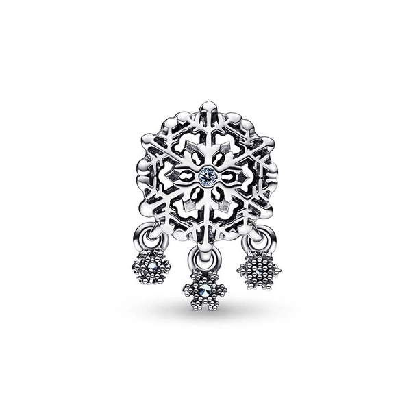 Icy Snowflake Drop Charm - PANDORA - Suuri valikoima & ilmainen lahjapaketointi - Nordicspectra.fi