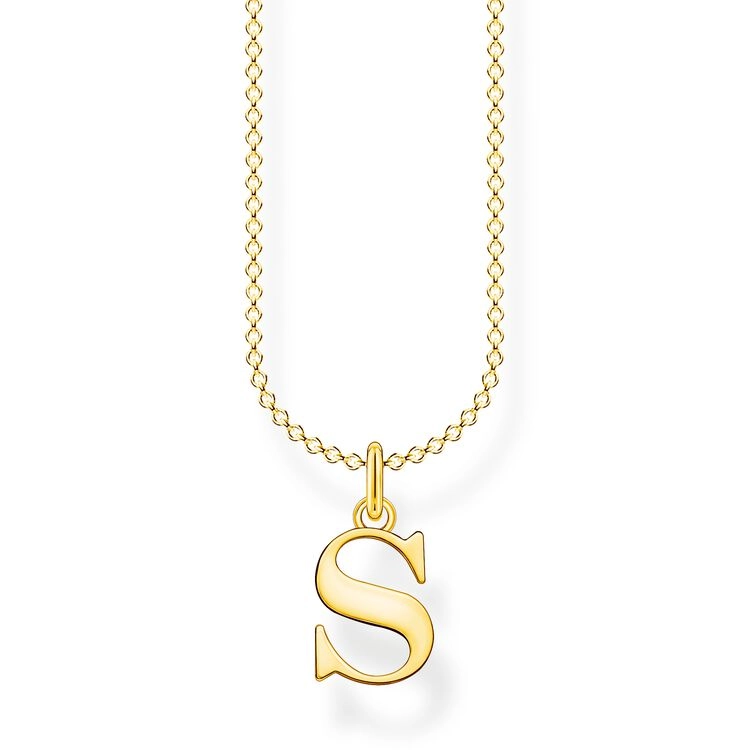 Thomas Sabo - Bokstavshalsband Guld - S