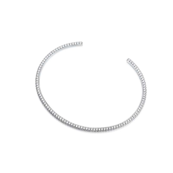 Stars Cuff Deluxe White Gold - Efva Attling ringar - Snabb frakt & paketinslagning - Nordicspectra.se