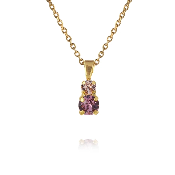 Leah Necklace Gold Iris Combo - Caroline Svedbom - Nopea toimitus ja lahjapakkaus - Nordic Spectra