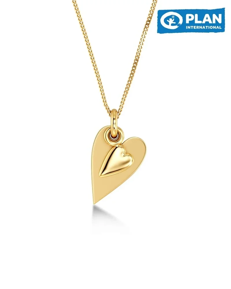 Edblad - Heart to Heart Necklace Gold