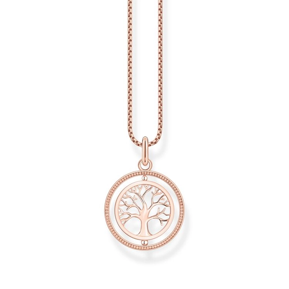 Halsband Snurrande Tree Of Love Rosé - Thomas Sabo berlock - Snabb frakt & paketinslagning - Nordicspectra.se