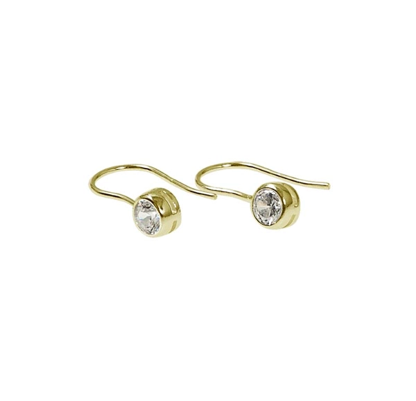 Cubic Short Ear Gold -CU Jewellery - Snabb frakt & paketinslagning - Nordicspectra.se