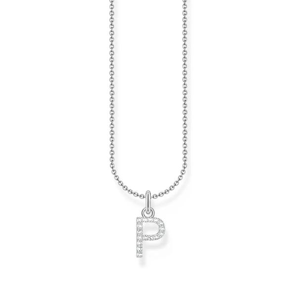 Kette mit Buchstaben-Anhänger P - Thomas Sabo - Nordic Spectra