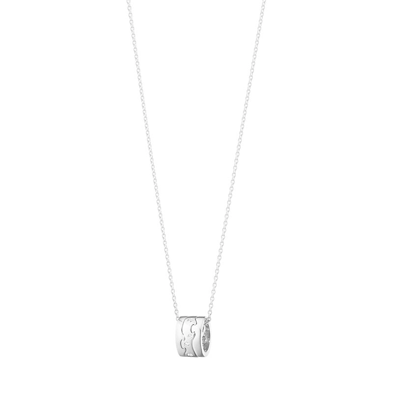 Georg Jensen - Fusion Halsband Vitguld med 0.05 ct Diamanter