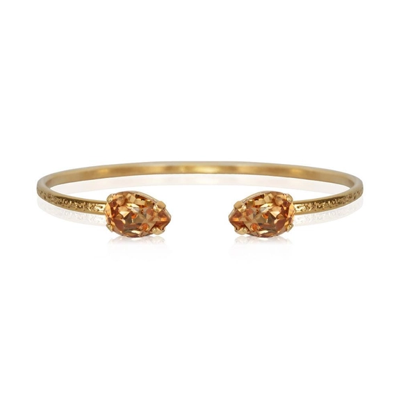 Petite Drop Bracelet Rhodium Light Colorado Topaz - Caroline Svedbom - Snabb frakt & paketinslagning - Nordicspectra.se