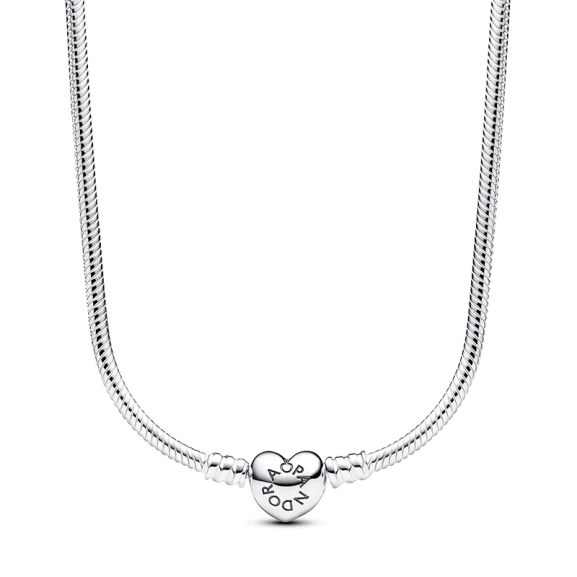 Pandora Moments Schlangen-Gliederarmband mit Herzverschluss - PANDORA - Nordic Spectra