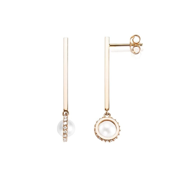 Little Day Pearl & Stars Earrings Gold von Efva Attling, Schneller Versand - Nordicspectra.de