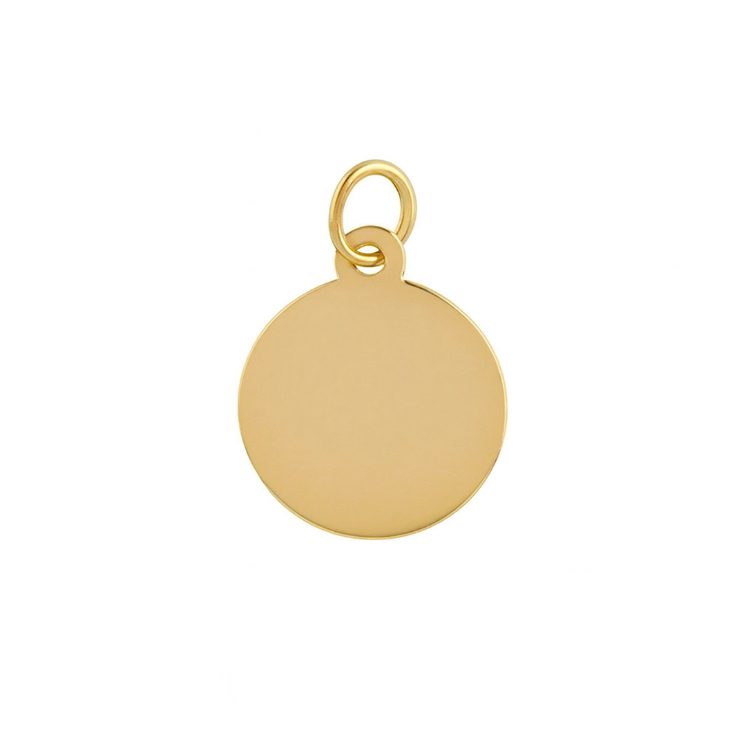Gravyrsmycke med Gravyr Rondell 13 mm 18K Guld