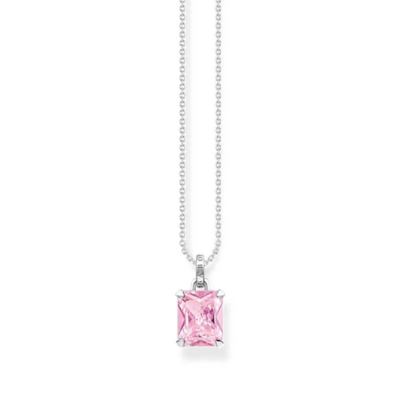 Halsband Med Rosa Sten - Thomas Sabo berlock - Snabb frakt & paketinslagning - Nordicspectra.se