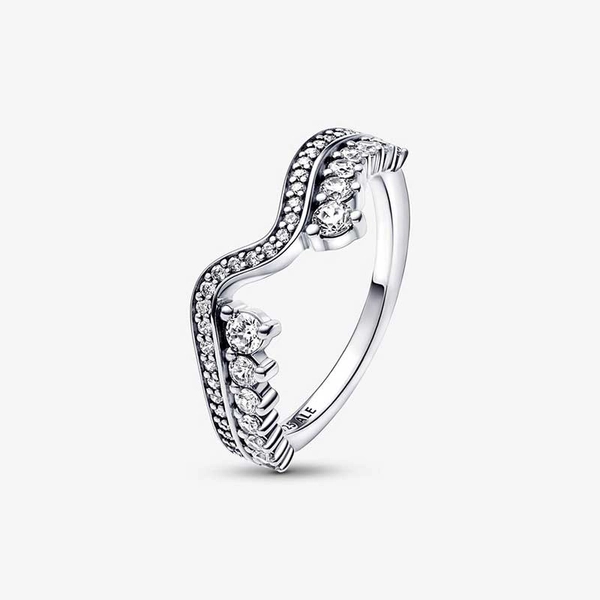 Funkelnde Asymmetrische Wellen Ring von PANDORA, Schneller Versand - Nordicspectra.de