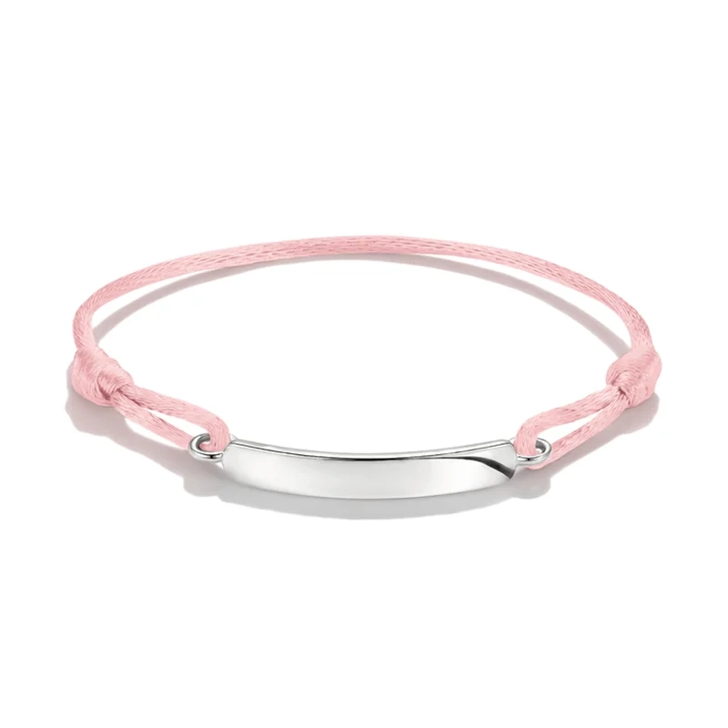 Thomas Sabo - Graverbart Rosa Textilarmband