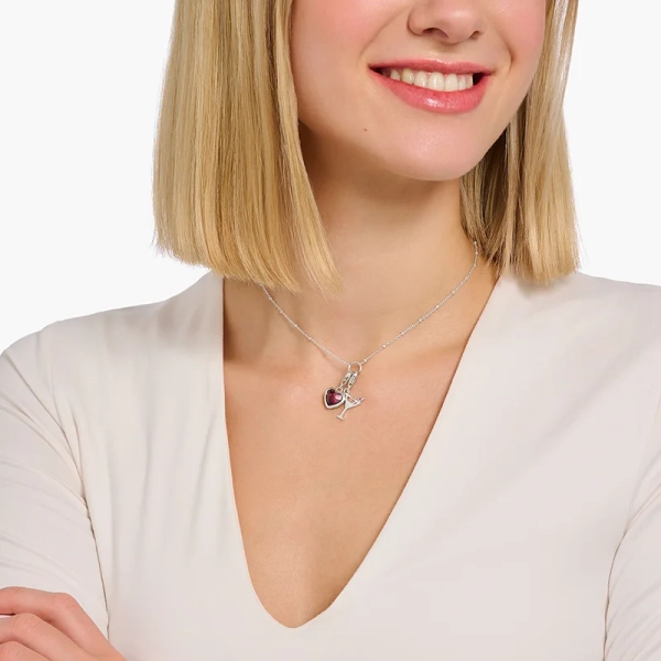 Hjärtslipad Sten Berlock - Thomas Sabo - Snabb leverans & paketinslagning - Nordic Spectra