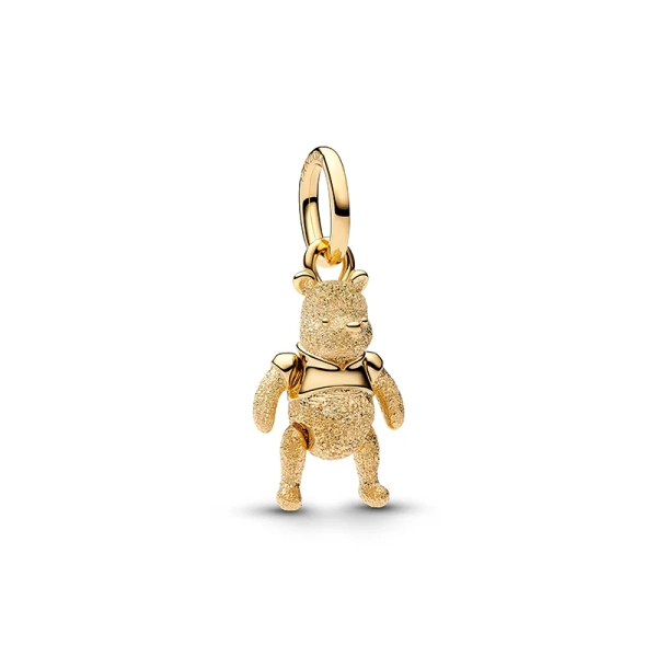 Disney Winnie Puuh Glitzernder Anhänger Gold