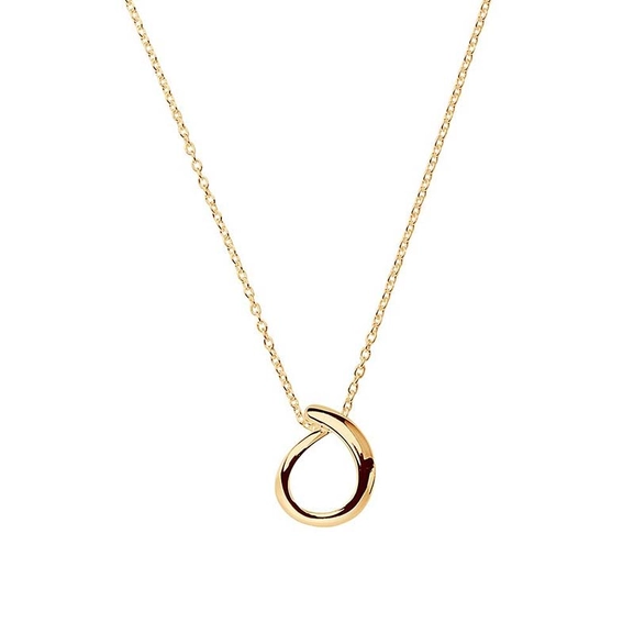 Ocean Small Single Necklace Gold - Drakenberg Sjölin Halsband - Snabb frakt & paketinslagning - Nordicspectra.se