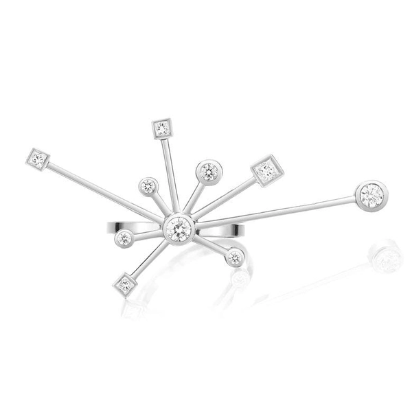 Kaboom & Stars Ring White Gold - Efva Attling ringar - Snabb frakt & paketinslagning - Nordicspectra.se