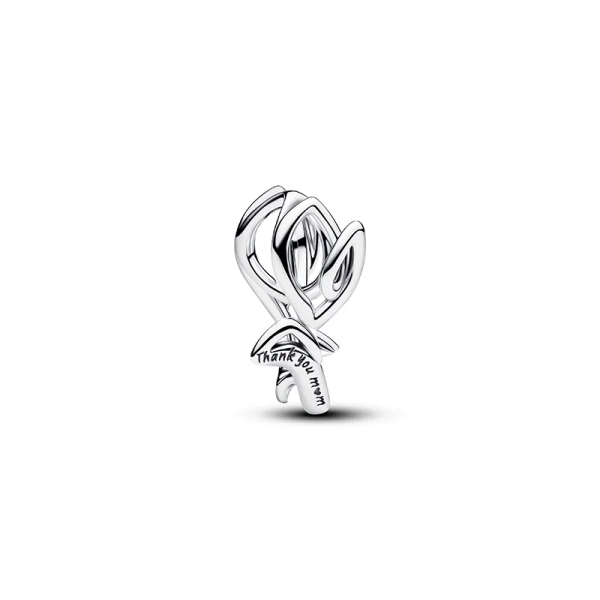 Tulpen-Charm von Pandora Moments aus elegantem Sterlingsilber
