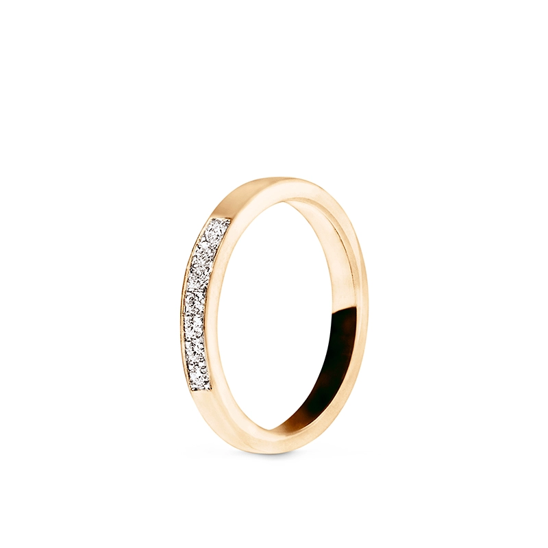 Sofia Alliansring 0,14 ct Guld