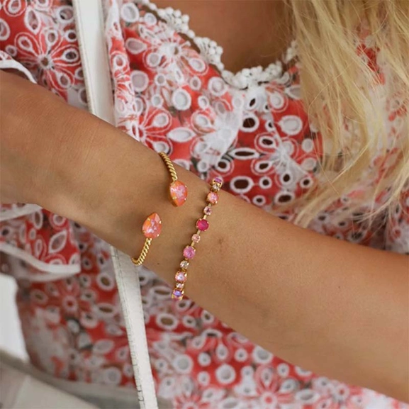 Calanthe Bracelet Gold Coral Combo - Caroline Svedbom - Snabb frakt & paketinslagning - Nordicspectra.se