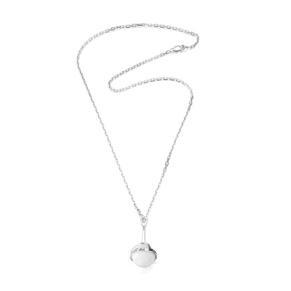 Amor Fati Globe Pendant - White Agate - Efva Attling halsband - Snabb frakt & paketinslagning - Nordicspectra.se