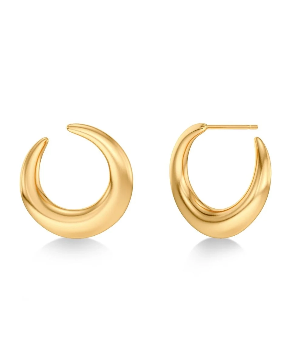 Edblad - Wishbone Studs L Gold