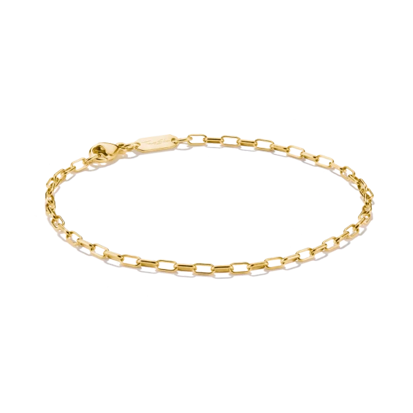 Paperclip Bracelet Steel Gold - Thomas Sabo - Suuri valikoima & ilmainen lahjapaketointi - Nordic Spectra
