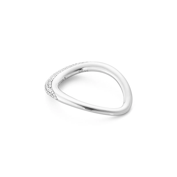 Offspring Ring med Pavéinfattade Diamanter - Georg Jensen ringar - Snabb frakt & paketinslagning - Nordicspectra.se
